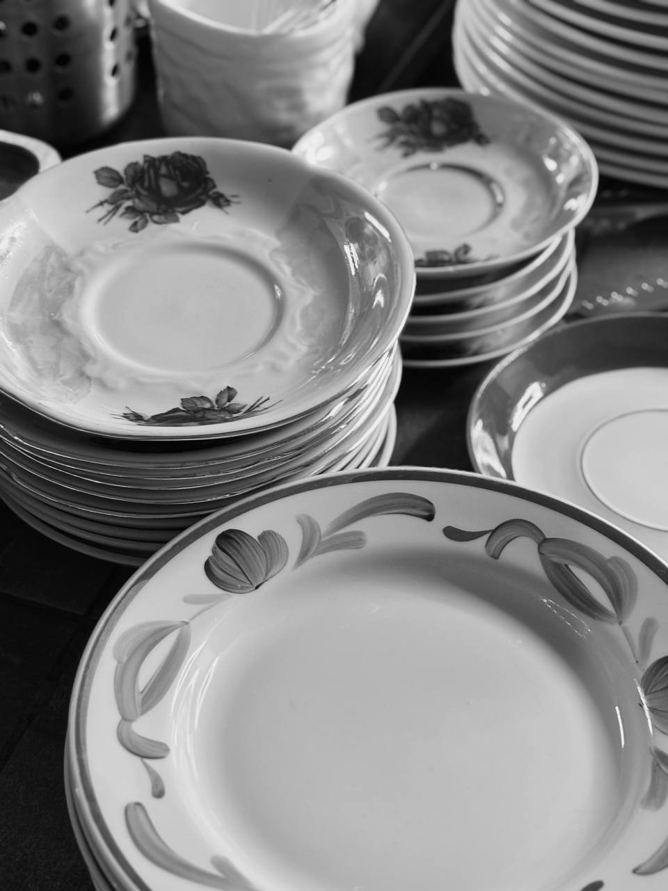 Soviet floral porcelain